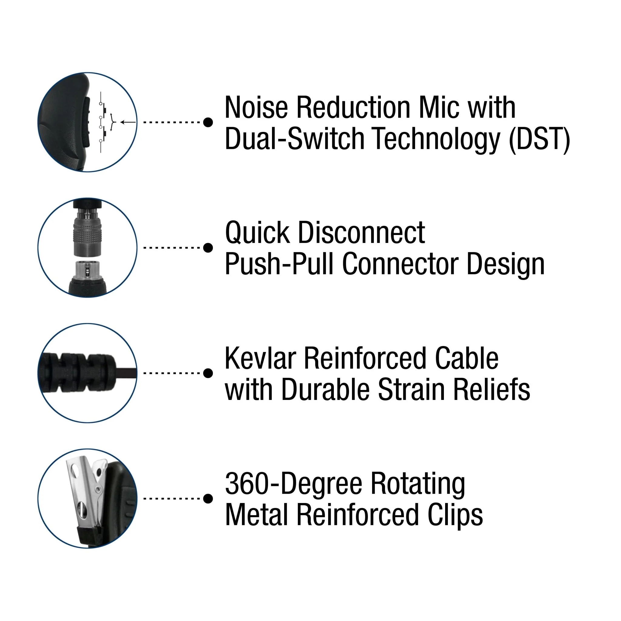 Sheepdog Quick Disconnect Lapel Mic, Tait TP - Image 4
